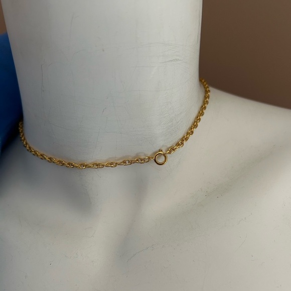 luxury large Elegant Gold Pendant Necklace 24 inches 😊 - Picture 6 of 7